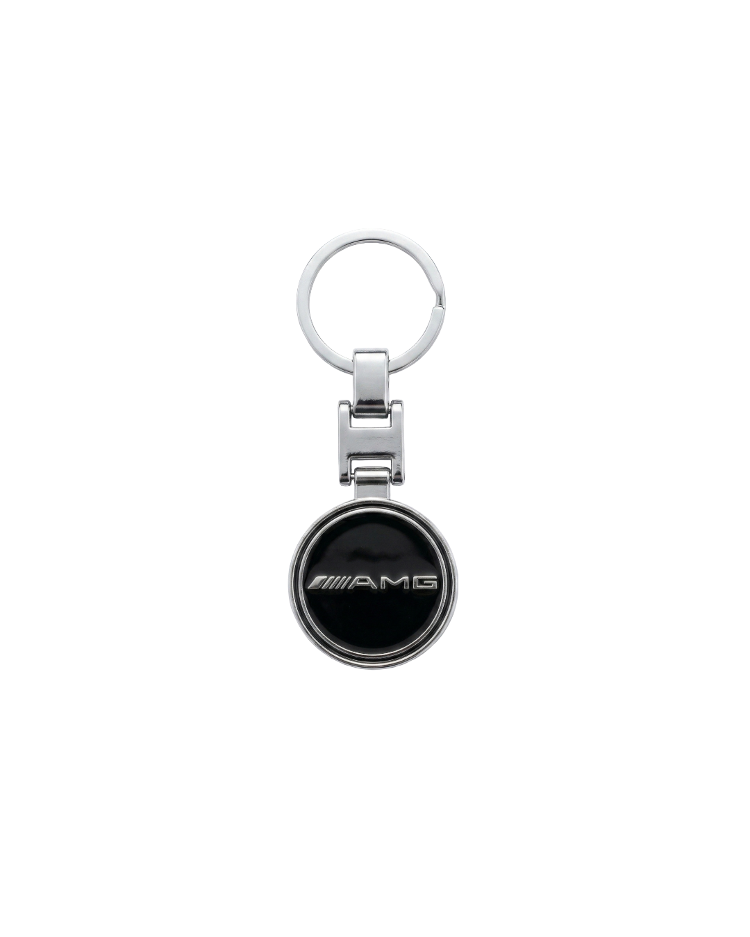 Autobadge™ AMG Performance Keychain – Black Silver Edition