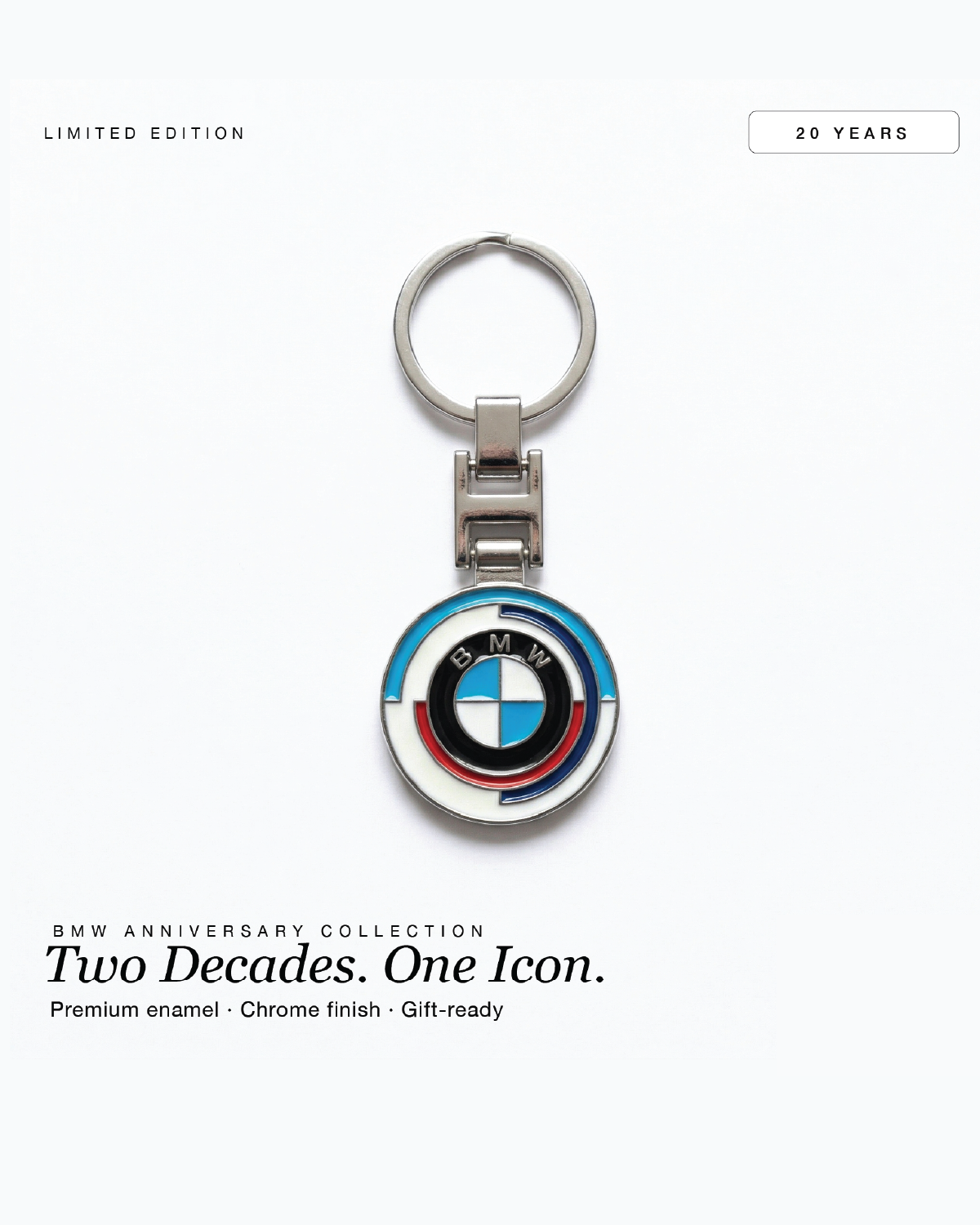 AutoBadge™ M 20th Anniversary Keychain