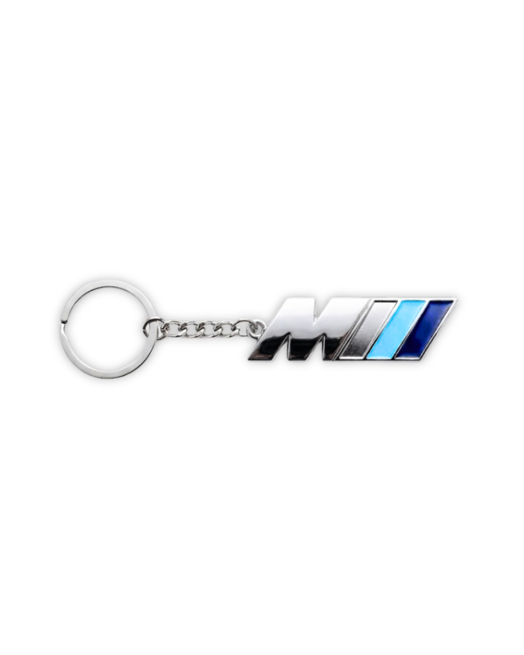 AutoBadge™ M Signature Keychain - Chrome